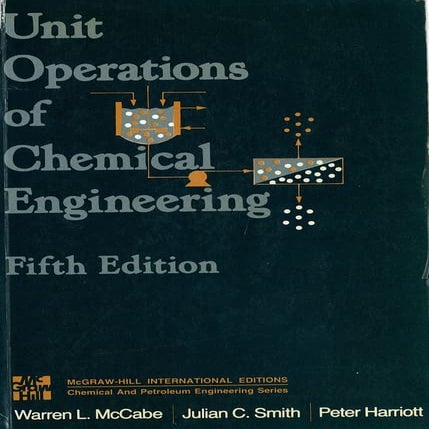 Unit operations of chemical engineering, 5th edition. | PDF