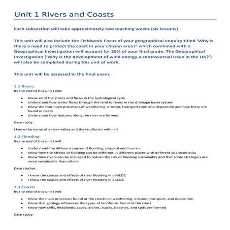 GCSE Geography OCR B | PDF