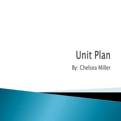 Unit plan