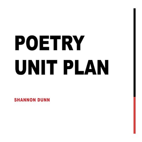 Unit plan presentation