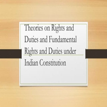 Rights and Duties | PPTX