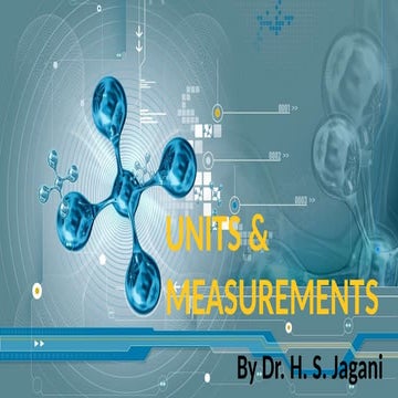 Units and measurements - Basic SI units | PPTX