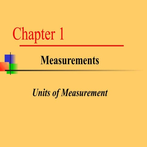 Units of measurement | PPT