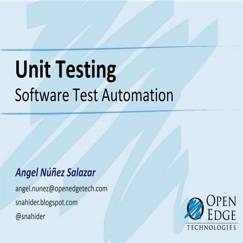 Unit testing
