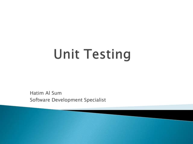 Unit Testing