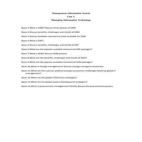 Unit V | PDF