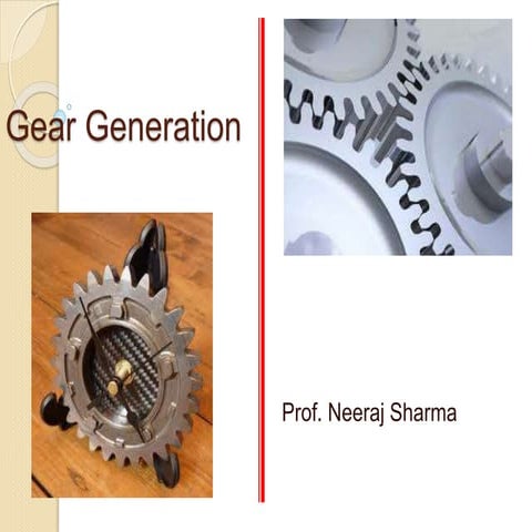 Unitv 5 GEAR MANUFACTURING