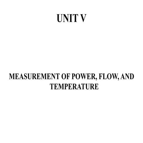 Unit V