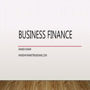 Unit v business finance &amp; financial market