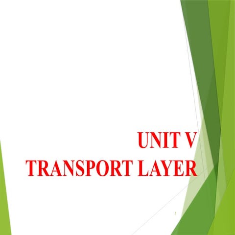 Unit V computer network notes for study.