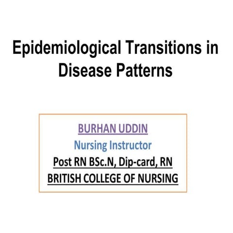 UNIT V EPIDEMIOLOGICAL TRANSITION IN DISEASE PATTREN PDF.pdf