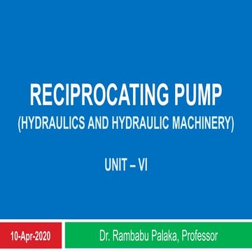 Reciprocating Pump