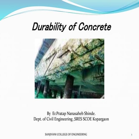  durability of concrete
