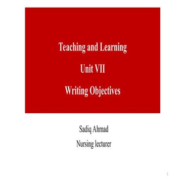 Unit VII.ppt Teaching and learning principles