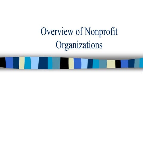 Unit v strategic issues in nonprofit management