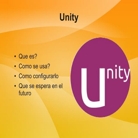 Ubuntu y Unity