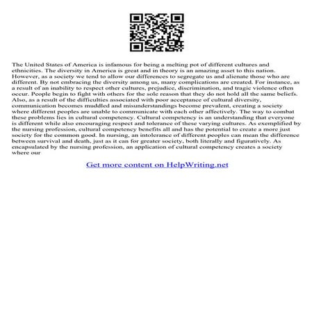 Unity And Diversity Essay