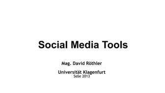 Uni ue instrumente_online_kommunikation_sose2013_klagenfurt