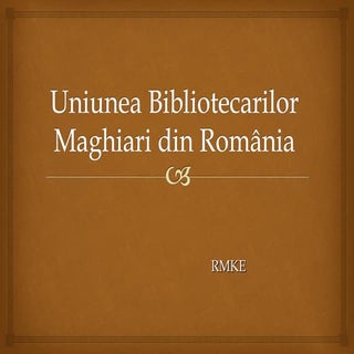 Uniunea bibliotecarilor maghiari