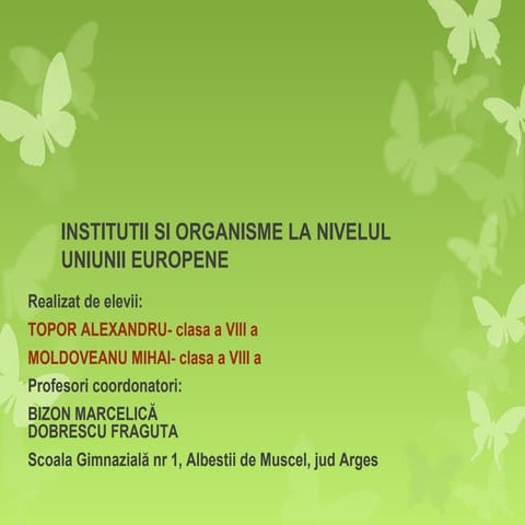  Sc Albestii de Muscel Uniunea Europeana
