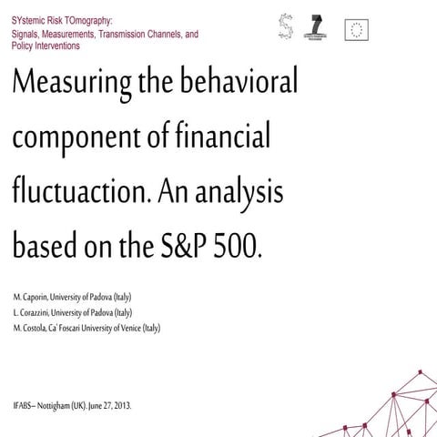 On the (ab)use of Omega? - Caporin M., Costola M., Jannin G., Maillet B. Dece...