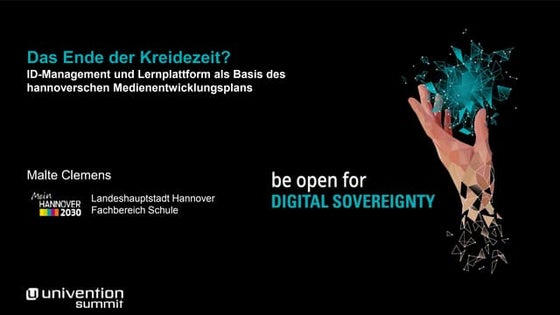 Das Ende der Kreidezeit? ID-Management und Lernplattform als Basis des hannov...