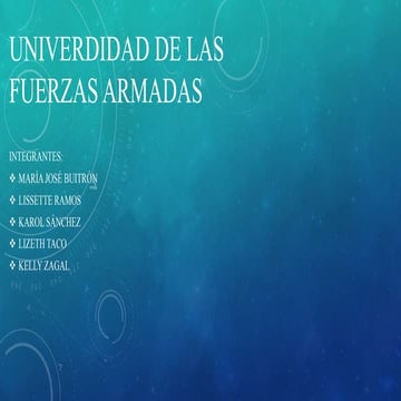 Univerdidad de las fuerzas armadas