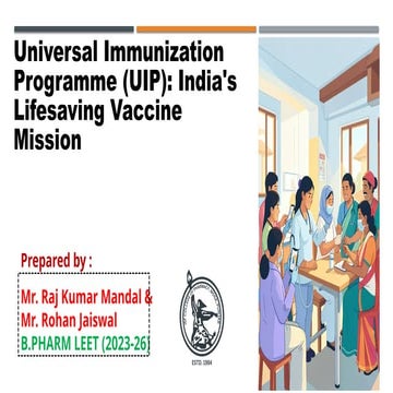Universal immunization program pdf for students | PDF