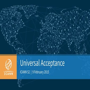 ICANN 52: Universal Acceptance