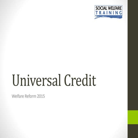 Universal Credit | PPTX