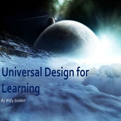 Universal Design for Learning | PPTX
