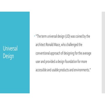 Intro to Principles of Universal Design for Learning | PPT