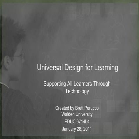 Universal Design for Learning