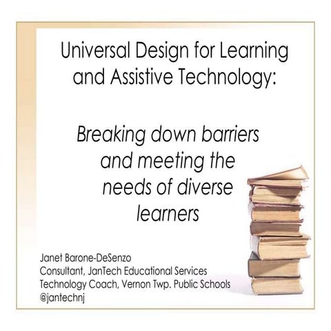Universal design for learning