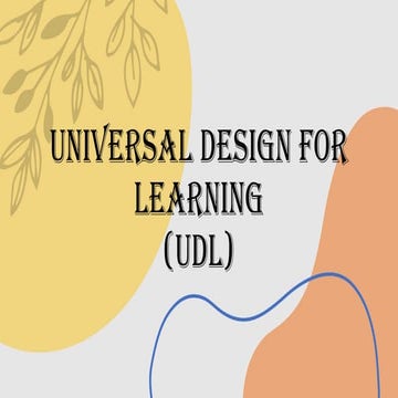 Universal design for learning [Autosaved].pptx