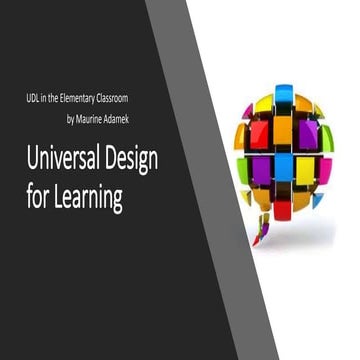 Universal design for learning pp