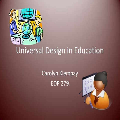 Universal Design | PPTX