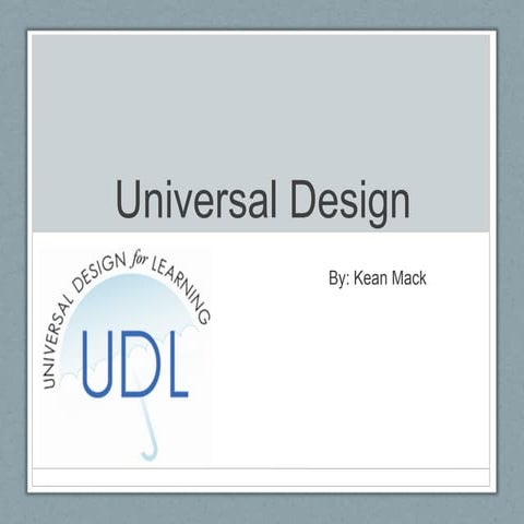 Universal Design