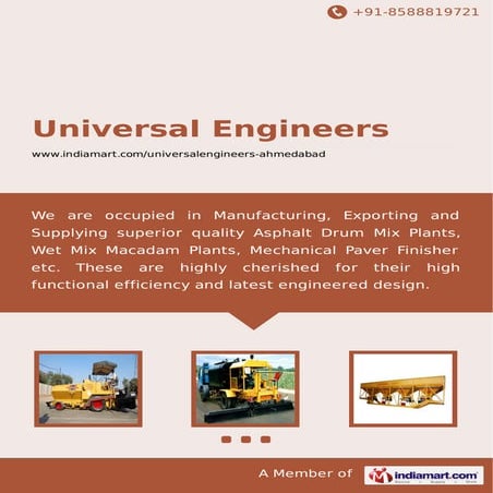 Universal Engineers, Ahmedabad, Semi Sensor Aver Finisher
