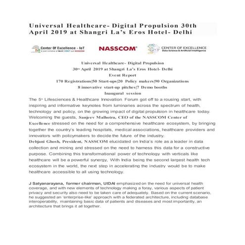 Universal healthcare