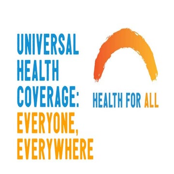 Universal health coverage