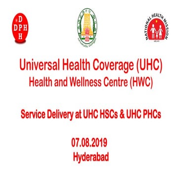 Universal Health Coverage Universal Health Coverage (UHC) Health and ...