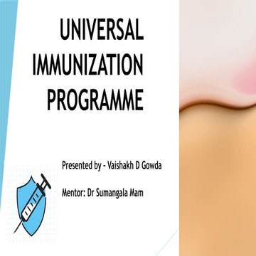 Universal Immunization Program | PPT