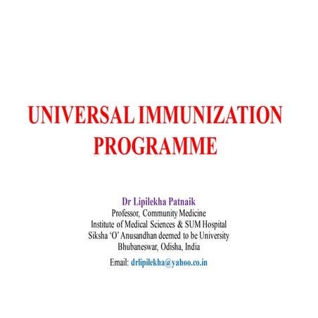 Universal immunization programme