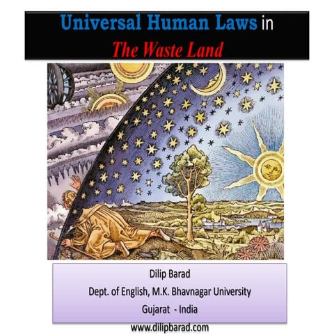 Universal Human Laws in The Waste Land (T.S. Eliot)