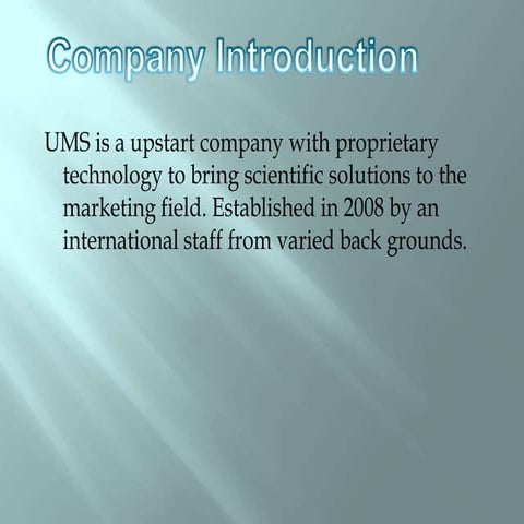 Universal marketing solutions