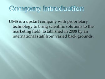 Universal marketing solutions