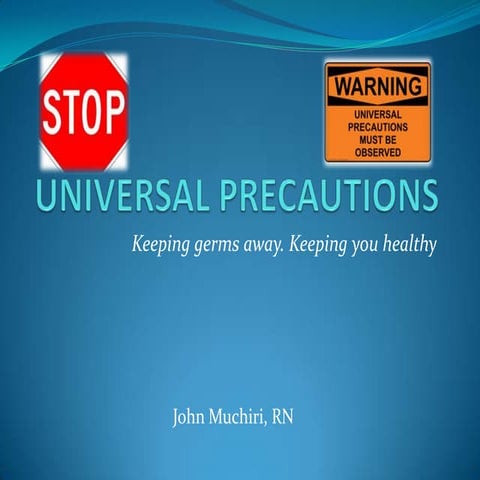 Universal precautions