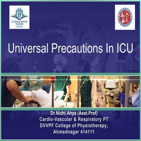 Universal precautions in ICU