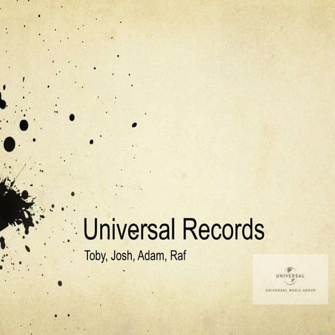 Universal records